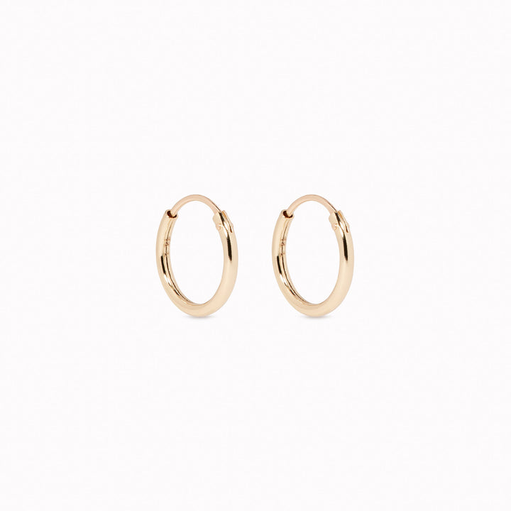 Gold Hoop Earrings 20mm - Rebecca