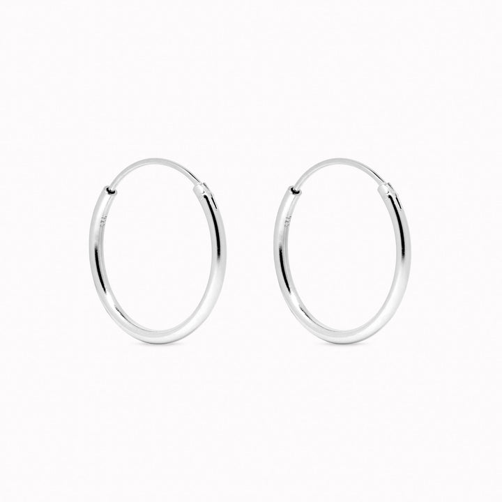 Gold Hoop Earrings 20mm - Rebecca