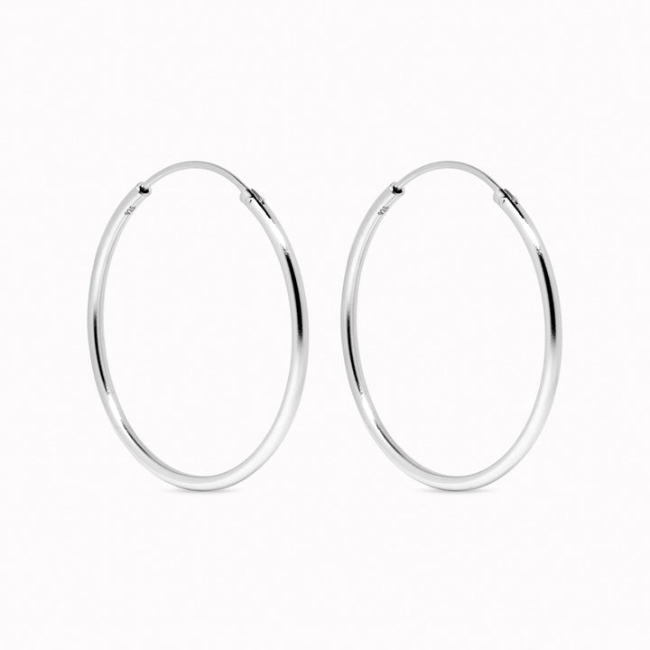 Gold Hoop Earrings 20mm - Rebecca